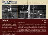 Sitio web de Sosa & Martínez Estudio Jurídico