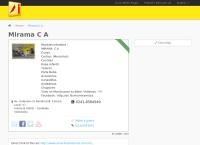 Sitio web de Mirama C a