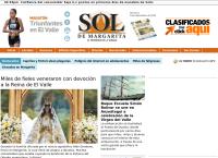 Sitio web de Diario El Sol de Margaríta