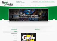 Sitio web de Hiper Eventos, CA