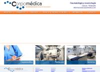Sitio web de Corpomédica, CA