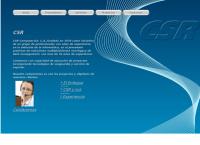 Sitio web de CSR Computación, CA.