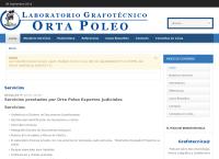 Sitio web de Orta Poleo Experticias.Com