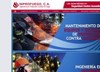 Sitio web de Inprofuego CA