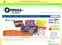 Sitio web de Distribuidora Ofipaca 18-19, C.A.