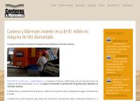 Sitio web de CANTERAS & MÁRMOLES 96 CA
