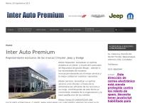 Sitio web de Inter Auto, CA