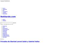 Sitio web de Editorial Notitarde CA