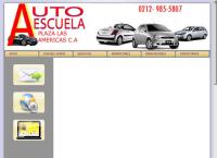 Sitio web de Auto Escuela Gestoria Plaza Las Americas C.a