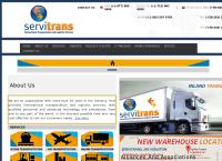 Sitio web de Servitrans, C.A.