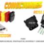 Conectores para montacargas, baterias y cargadores