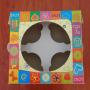 Caja Cup Cake 4 unidades