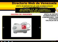 Sitio web de AIR CONTROL, C.A