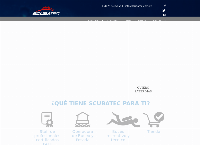 Sitio web de Scubatec Dive Center