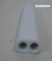 Aislador Ceramico Doble Oval, 1 Pulgada