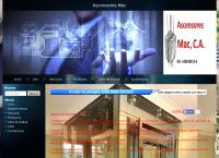 Sitio web de Ascensores Mac, C.A.