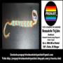 Pulsera Tejida Bandera Gay Doble