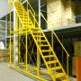 Escaleras móviles para almacén