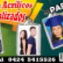Llaveros acrílicos personalizados