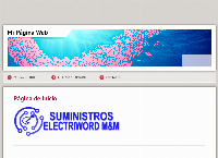 Sitio web de Suministros ELECTRIWORD M&M C.A.