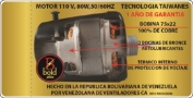 especificaciones del motor del ventilador bold plus