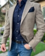 sj blazer beige